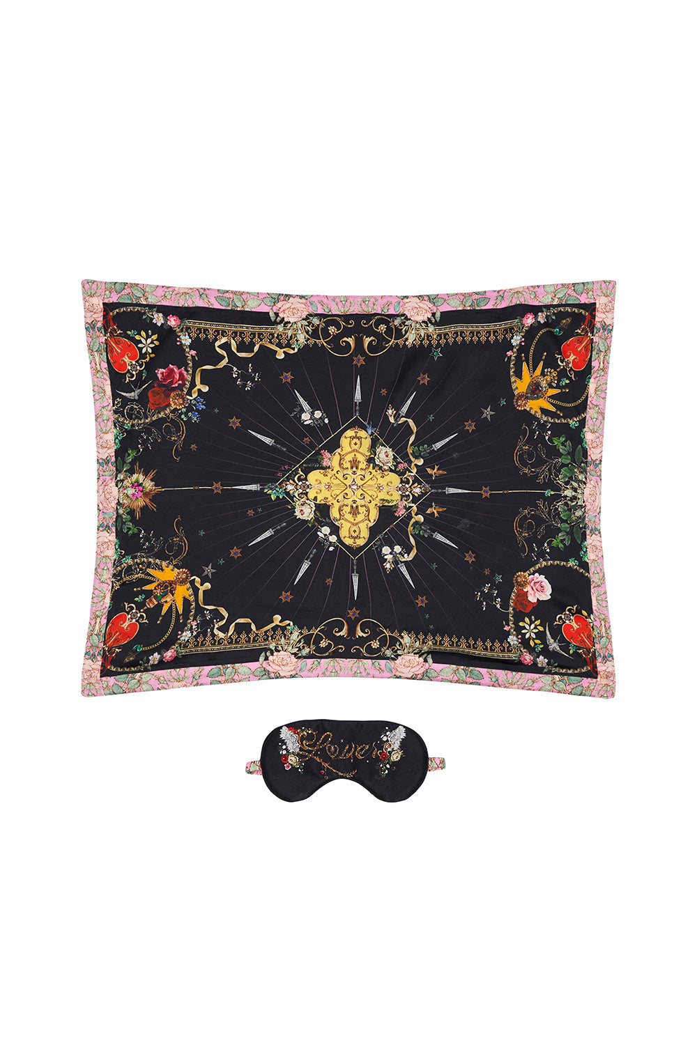 EYE MASK AND PILLOW SET MONTAGUES CAPULET