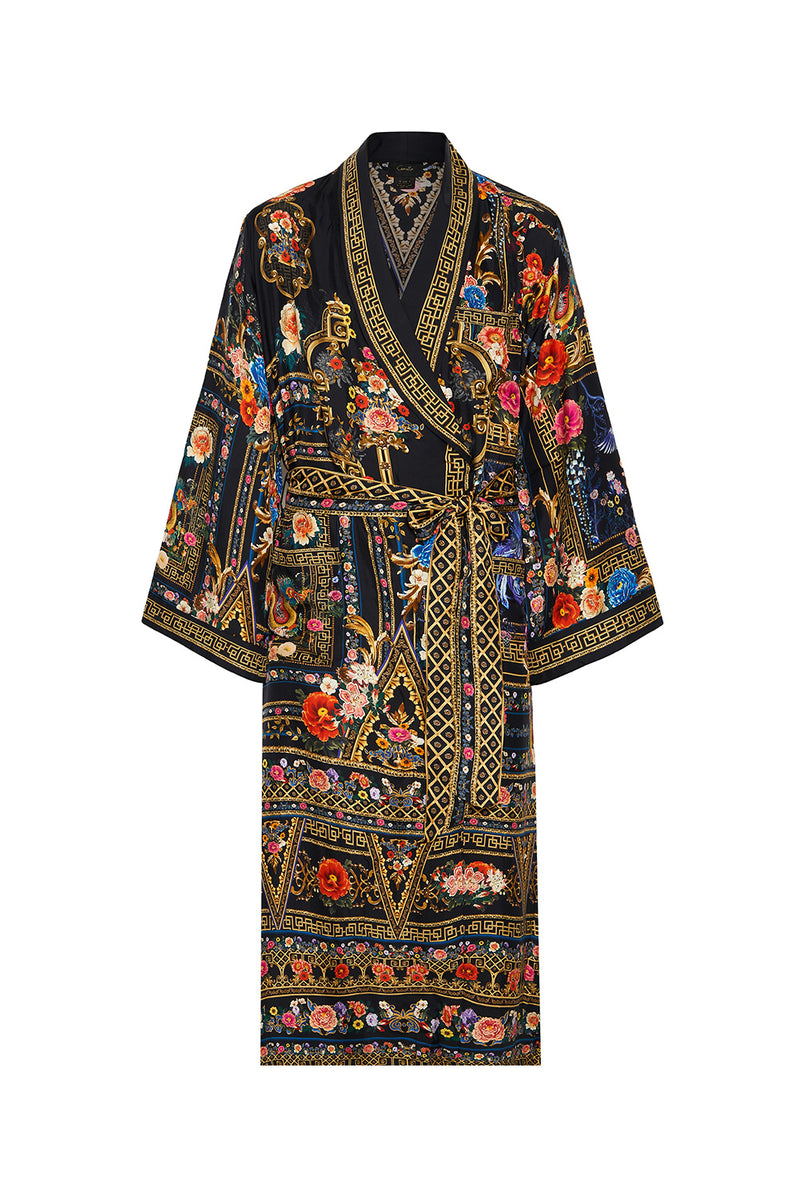 Mens Long Line Robe, Brighton Royal | CAMILLA AU – CAMILLA