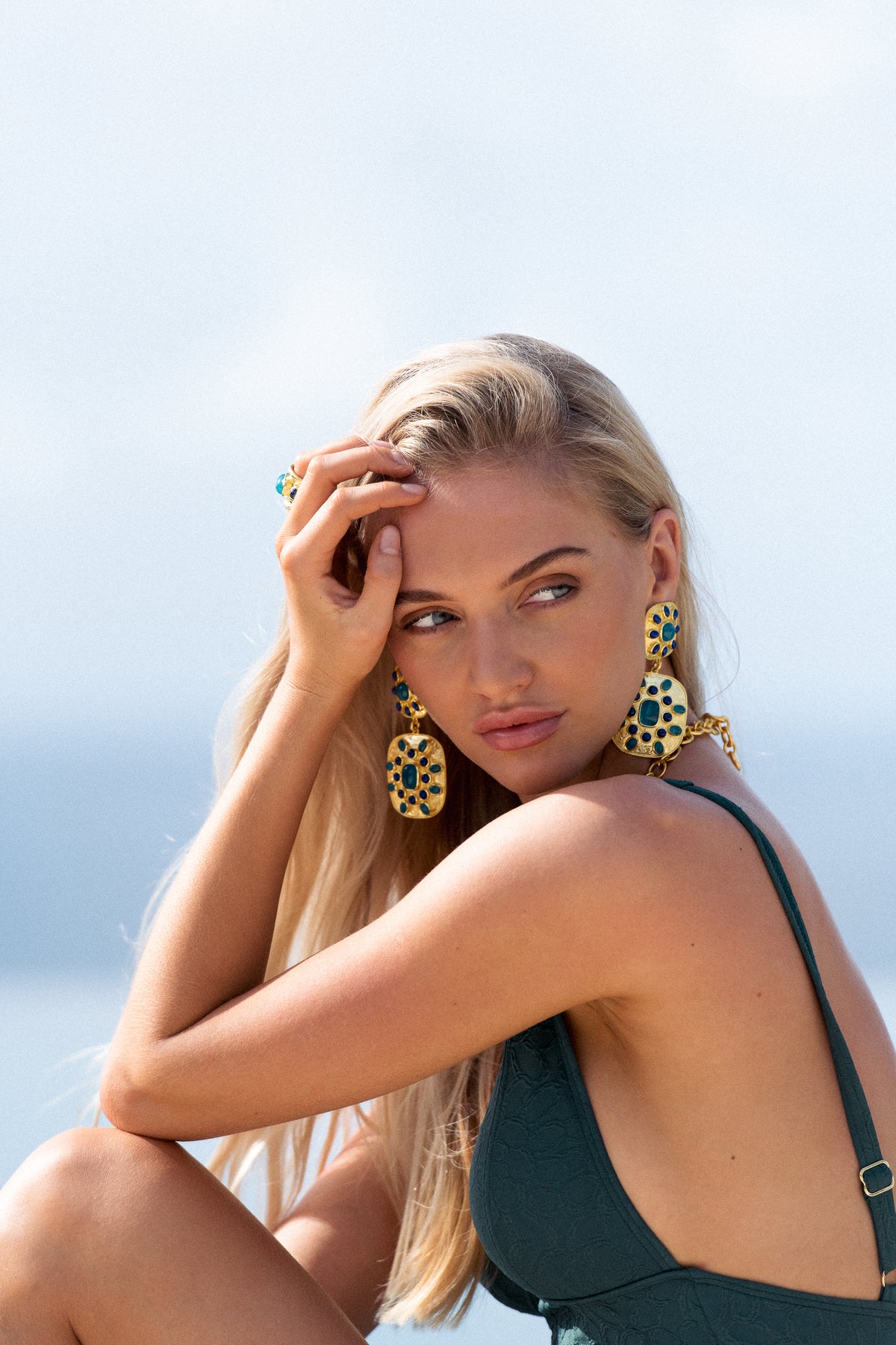 VALERE TURQUOISE CORDELIA EARRINGS MULTI