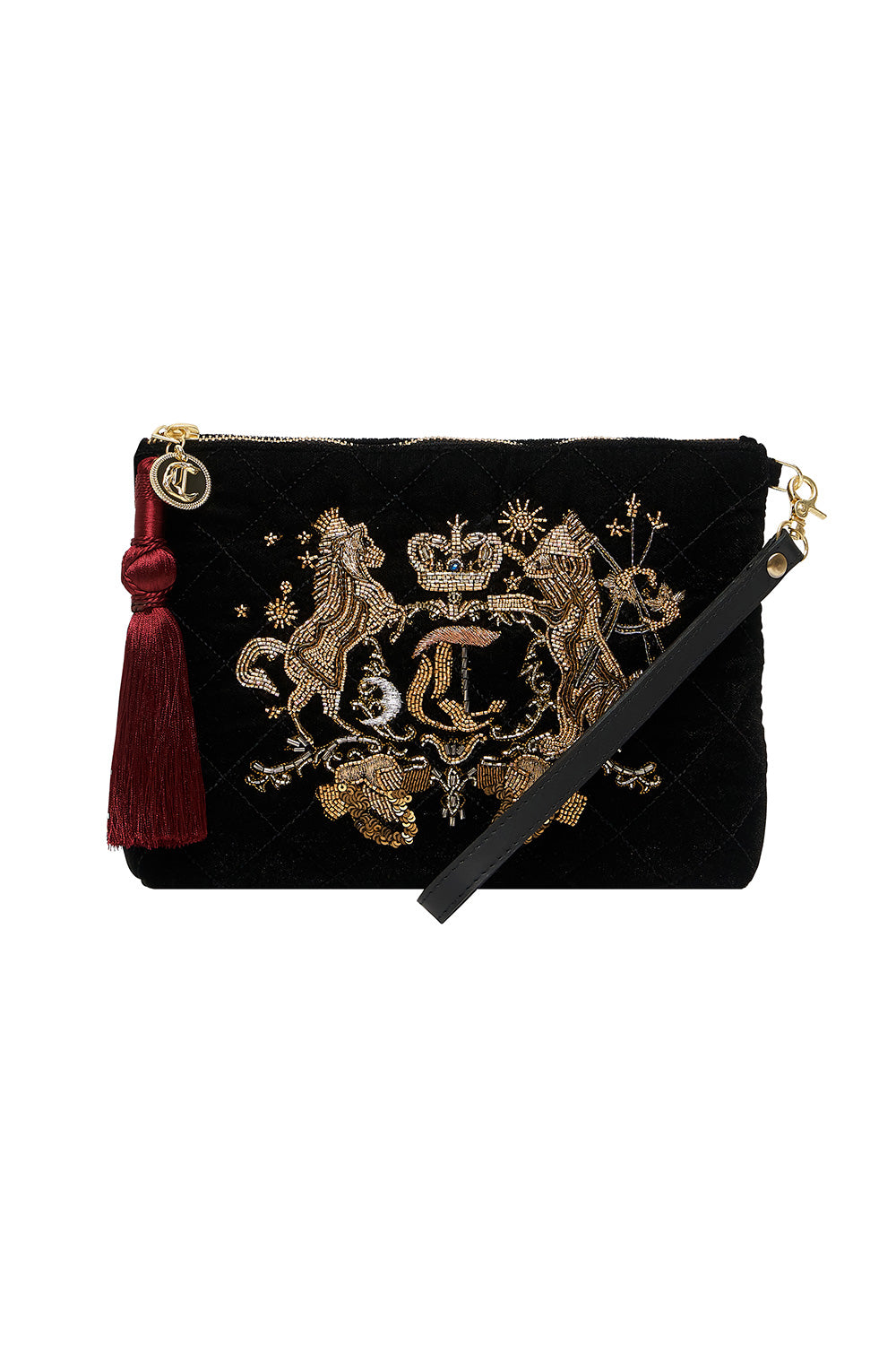 QUILTED VELVET CLUTCH DINING HALL DARLING