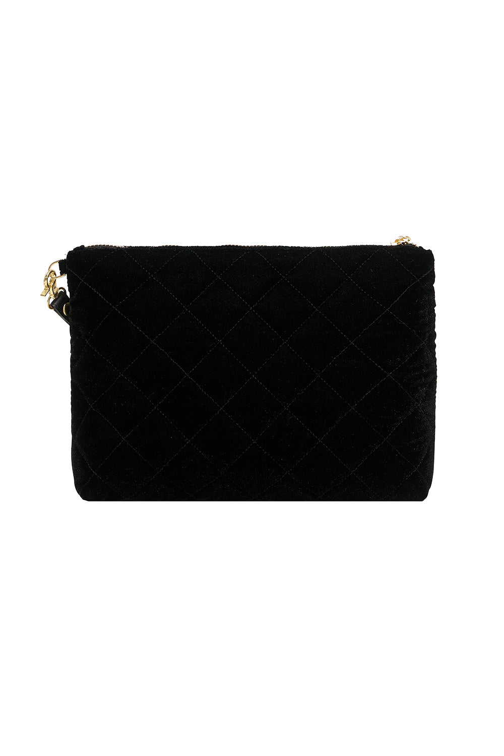 QUILTED VELVET CLUTCH DINING HALL DARLING