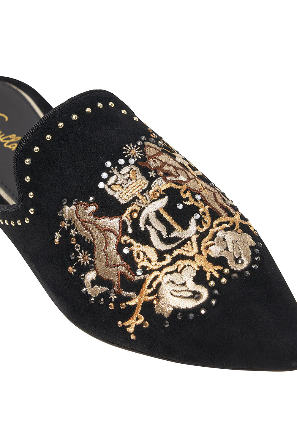 EMBROIDERED SLIPPER DINING HALL DARLING