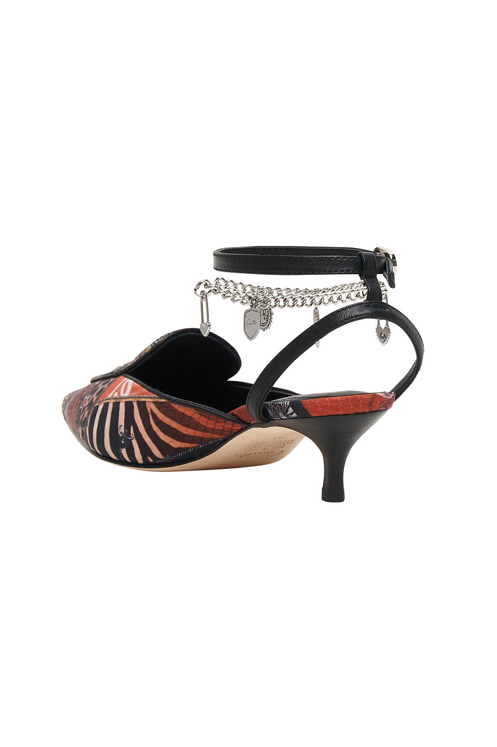 KITTEN HEEL LOAFER WITH ANKLET LONDON CALLING