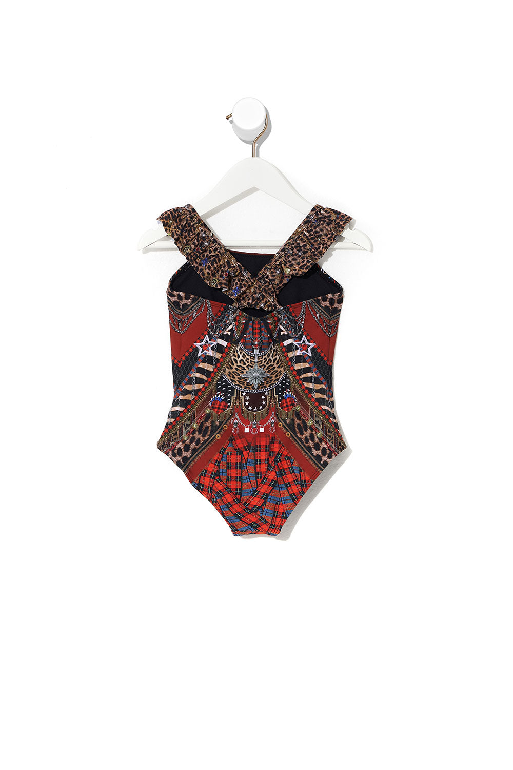 KIDS ONE PIECE WITH FRILL STRAP 4-10 LONDON CALLING