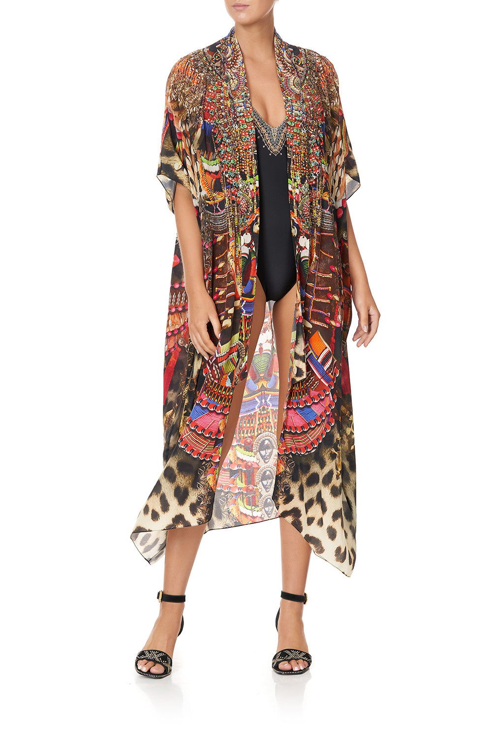 KIMONO COAT SPEAKING IN COLOUR