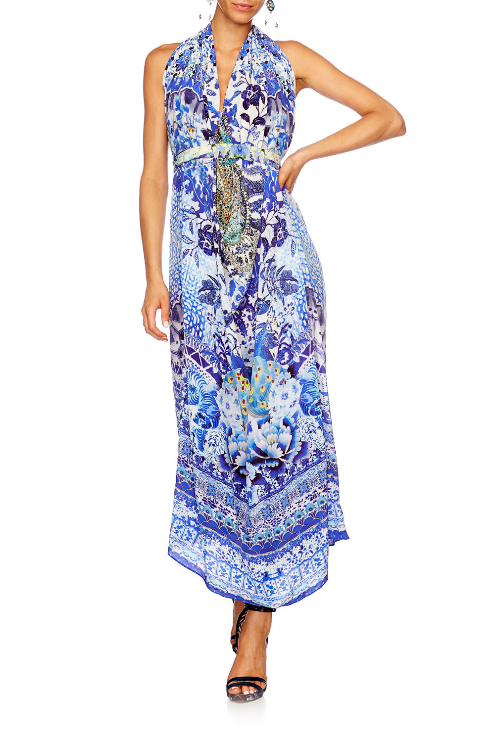 GUARDIAN OF SECRETS ROUND NECK KAFTAN