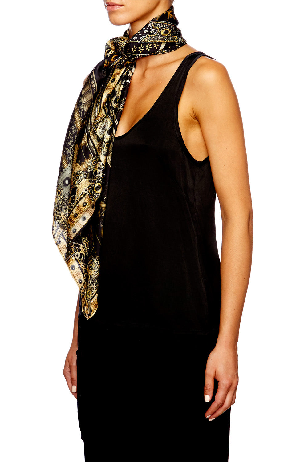 FOR THE LOVE OF LHASA LARGE SQUARE SCARF