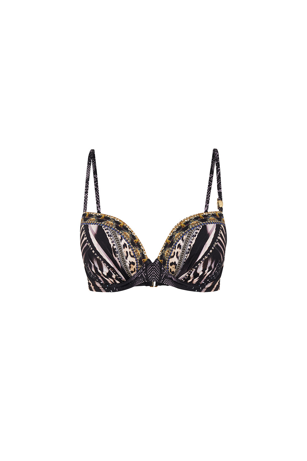 MOULDED PLUNGE BRA QUECHUA KING