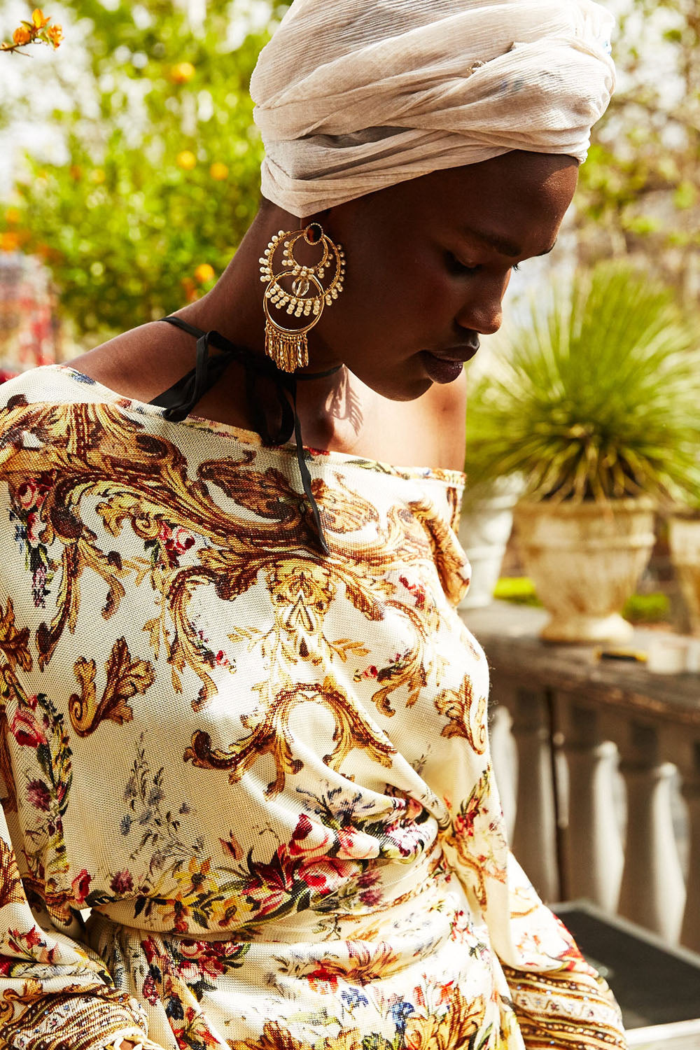 SHORT TASSEL WRAP OLYMPE ODE