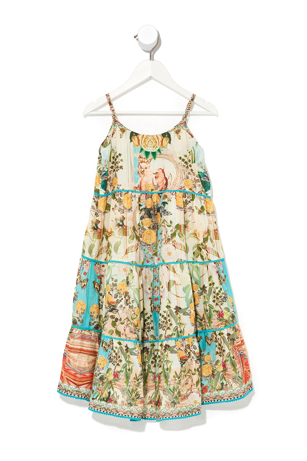 KIDS HI LOW HEM DRESS TEA AND HONEY