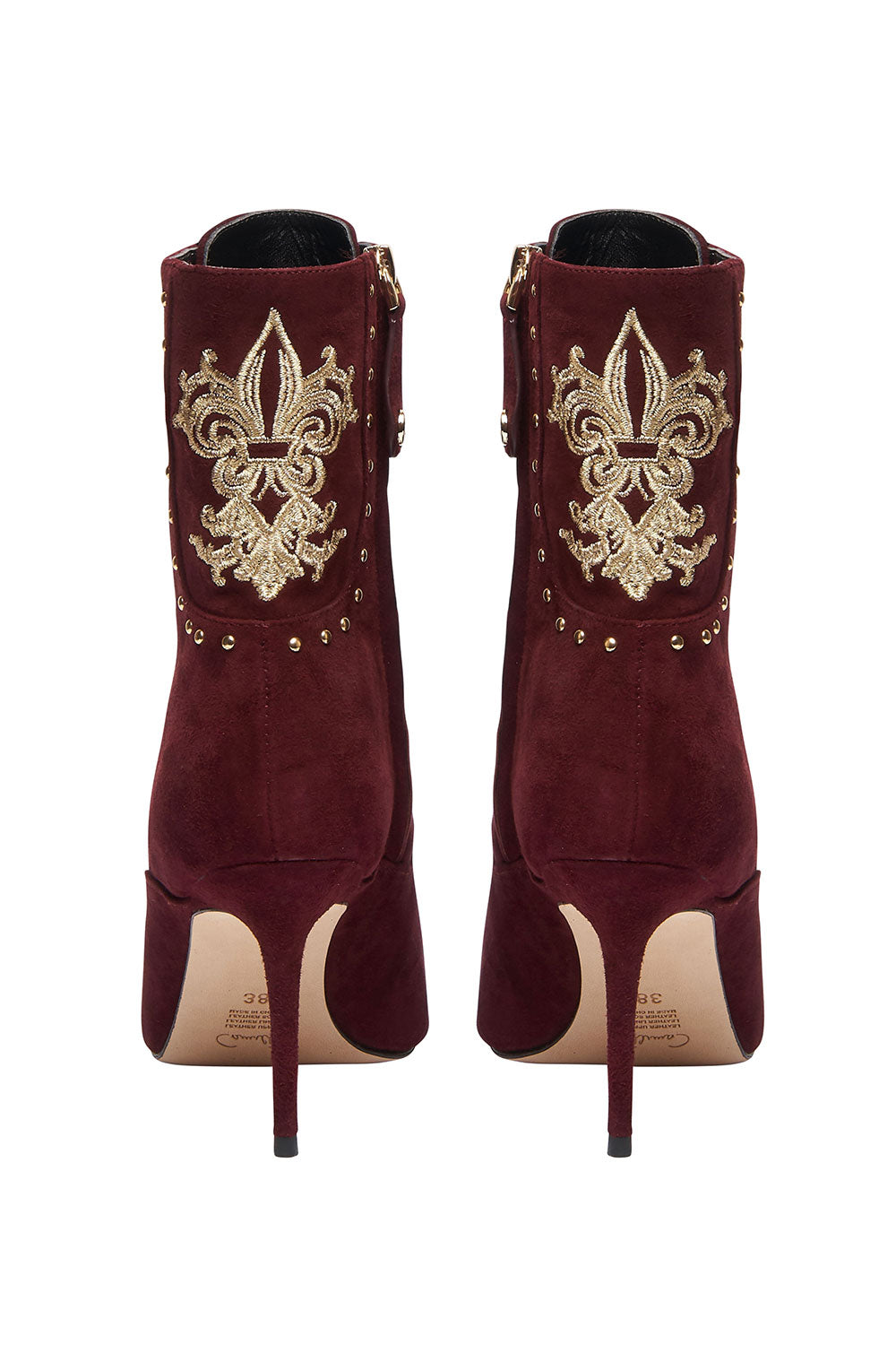LACED BOOT BURGUNDY