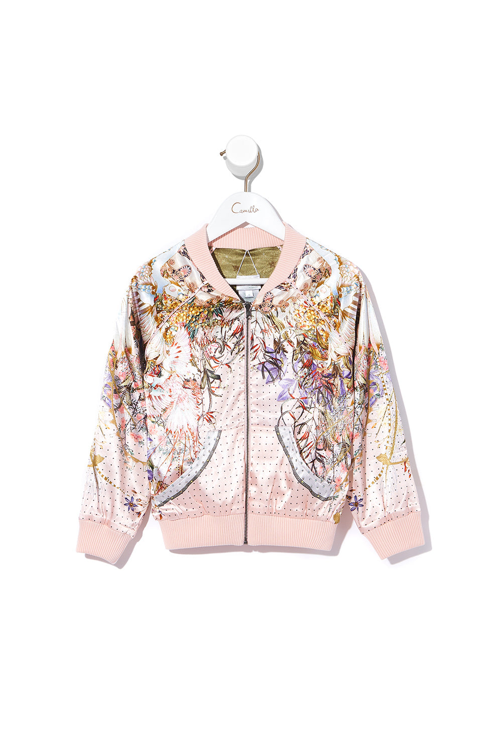 KIDS REVERSIBLE BOMBER JACKET KINDRED SKIES