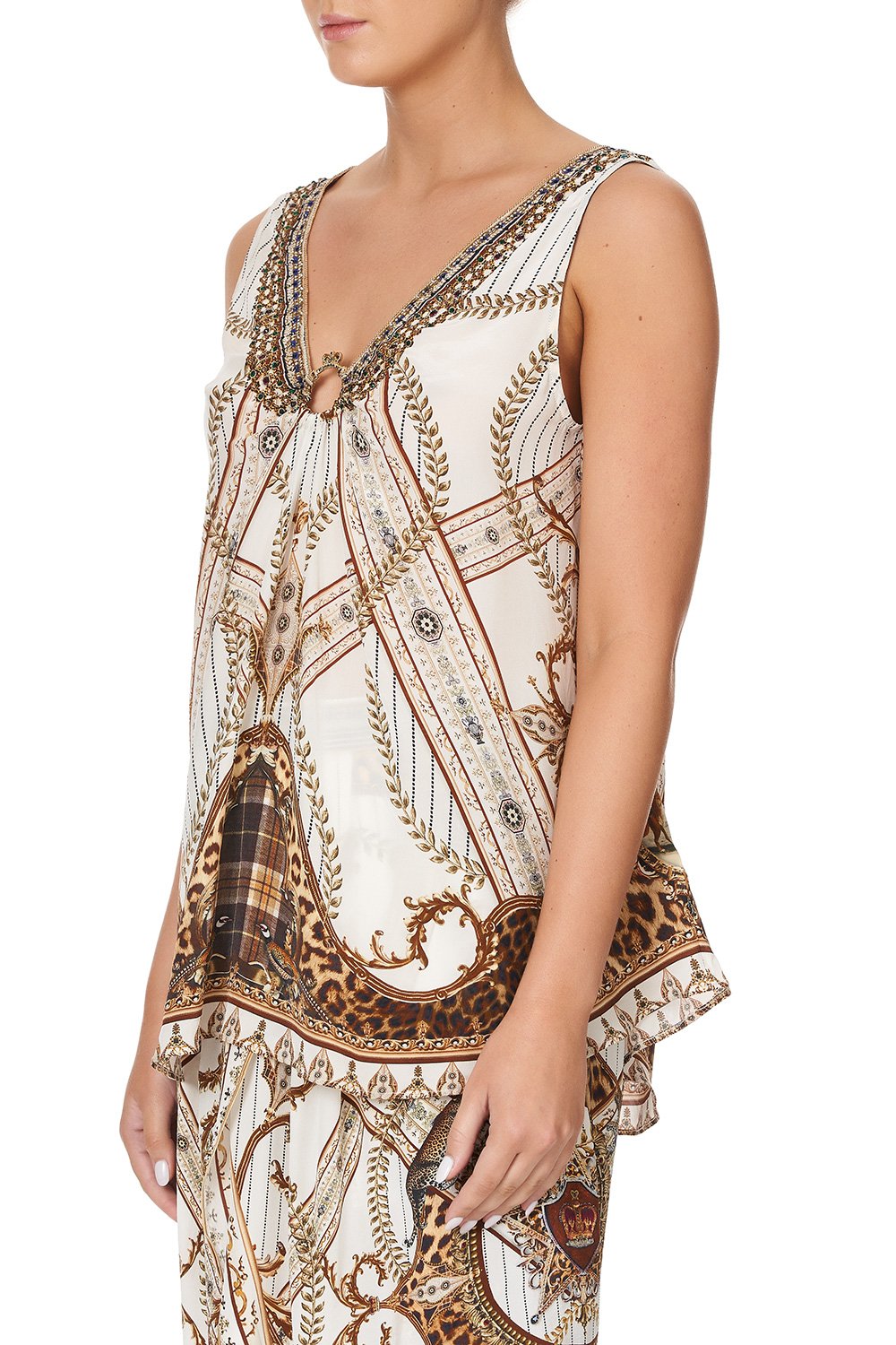 WIDE STRAP U-RING TOP MIND YOUR MANOR