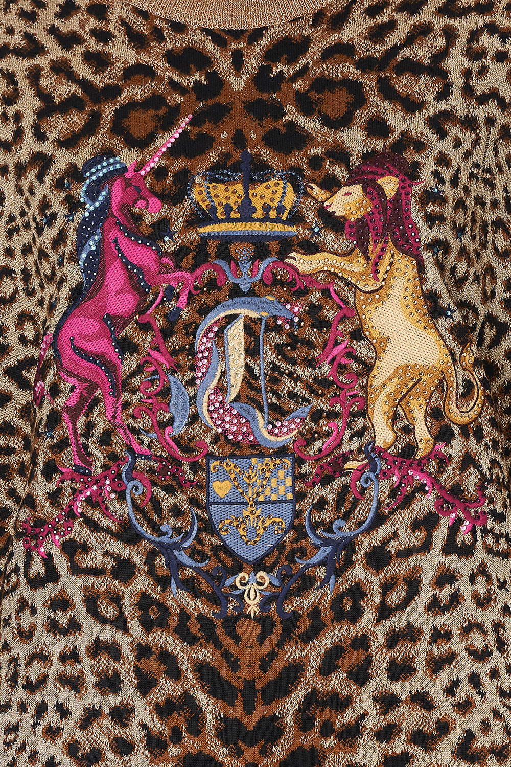 KNIT PRINTED JUMPER POETIC ANARCHY