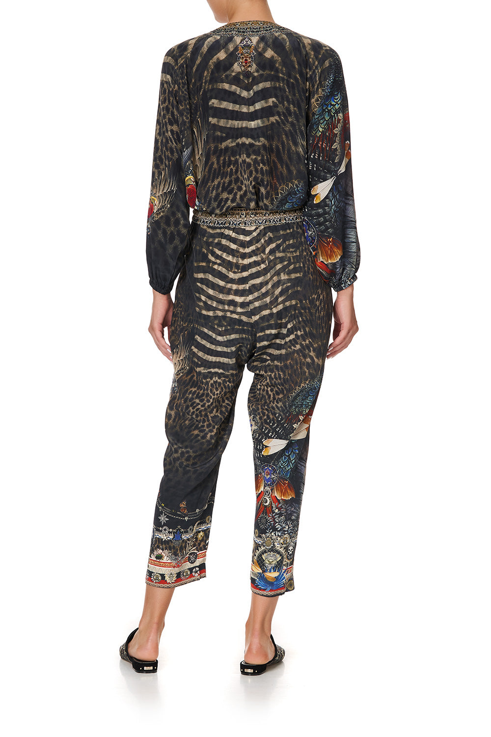 DROP CROTCH SLIM LEG PANT TREASURE CHASER