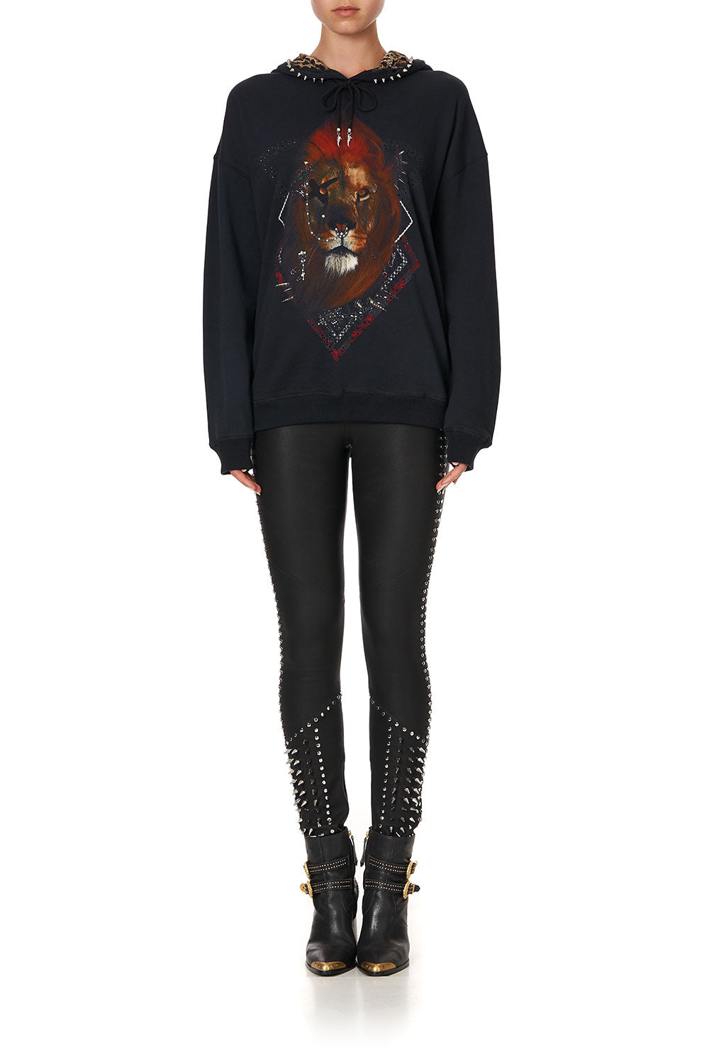 HOODIE WITH POCKETS POETIC ANARCHY