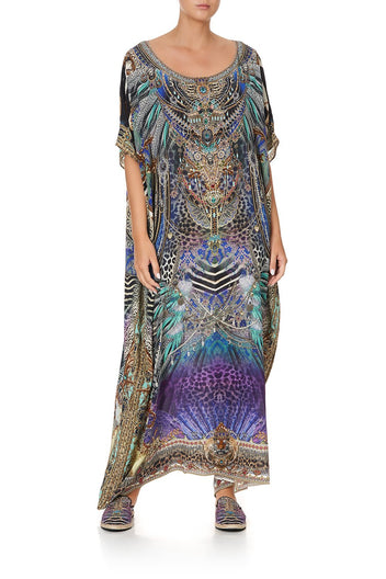 ROUND NECK KAFTAN ANIMAL ARMY main image 1