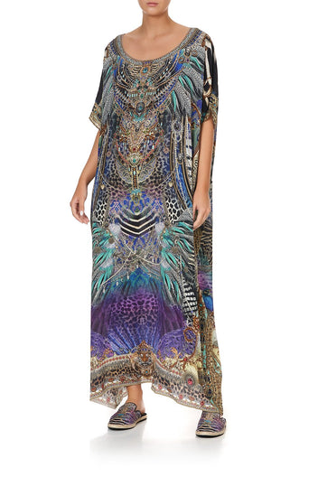 ROUND NECK KAFTAN ANIMAL ARMY main image 0