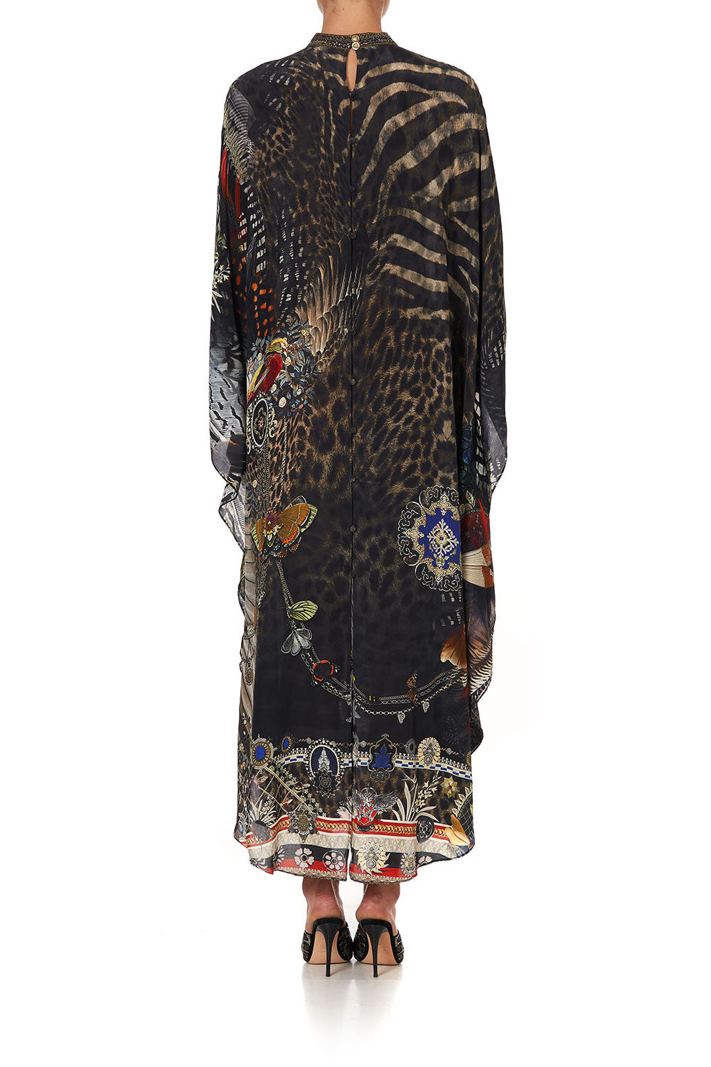 KAFTAN WITH HIGH COLLAR STAND TREASURE CHASER