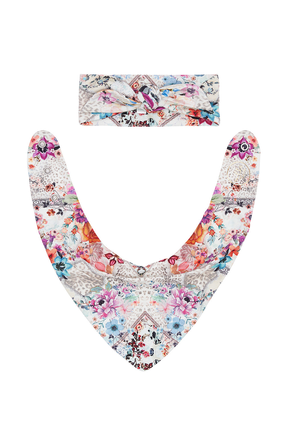 BABIES HEADBAND AND BIB SET SEW IN LOVE