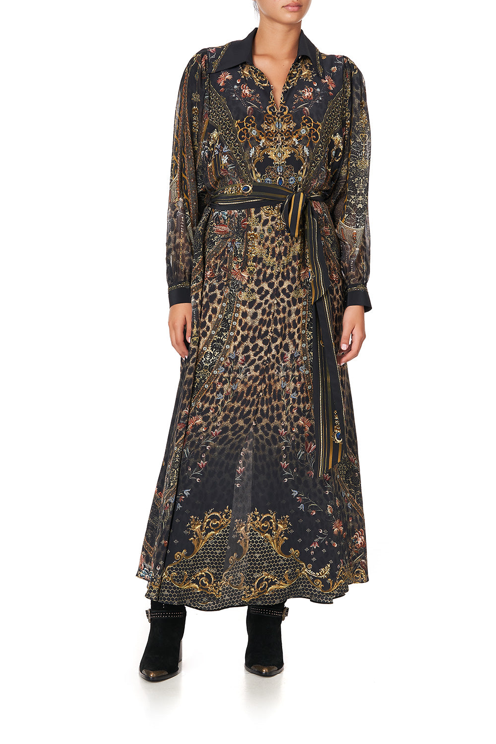 CURVED COLLAR SHIRT DRESS ABINGDON PALACE