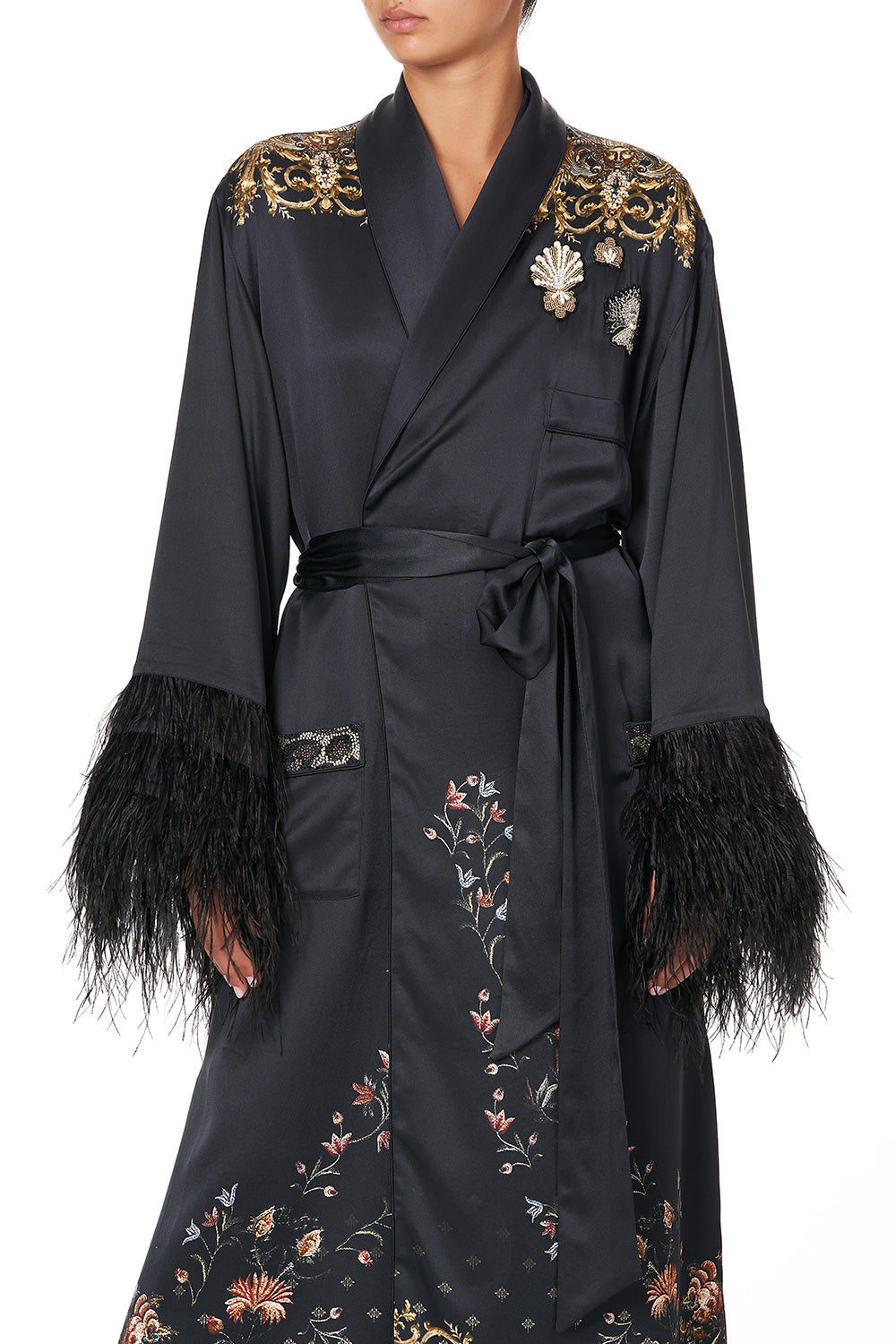 LONG ROBE WITH FLARED SLEEVE ABINGDON PALACE