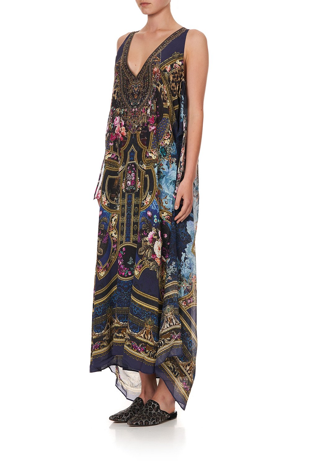 TIE FRONT MULTIWEAR DRESS FIELDS OF TREASURE