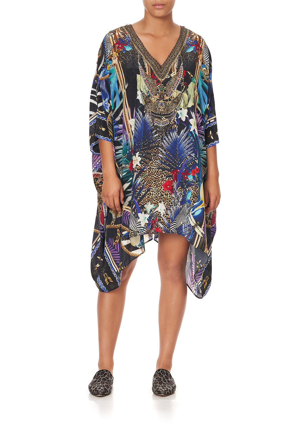 KAFTAN WITH BUTTON UP SLEEVES RAINBOW ROOM
