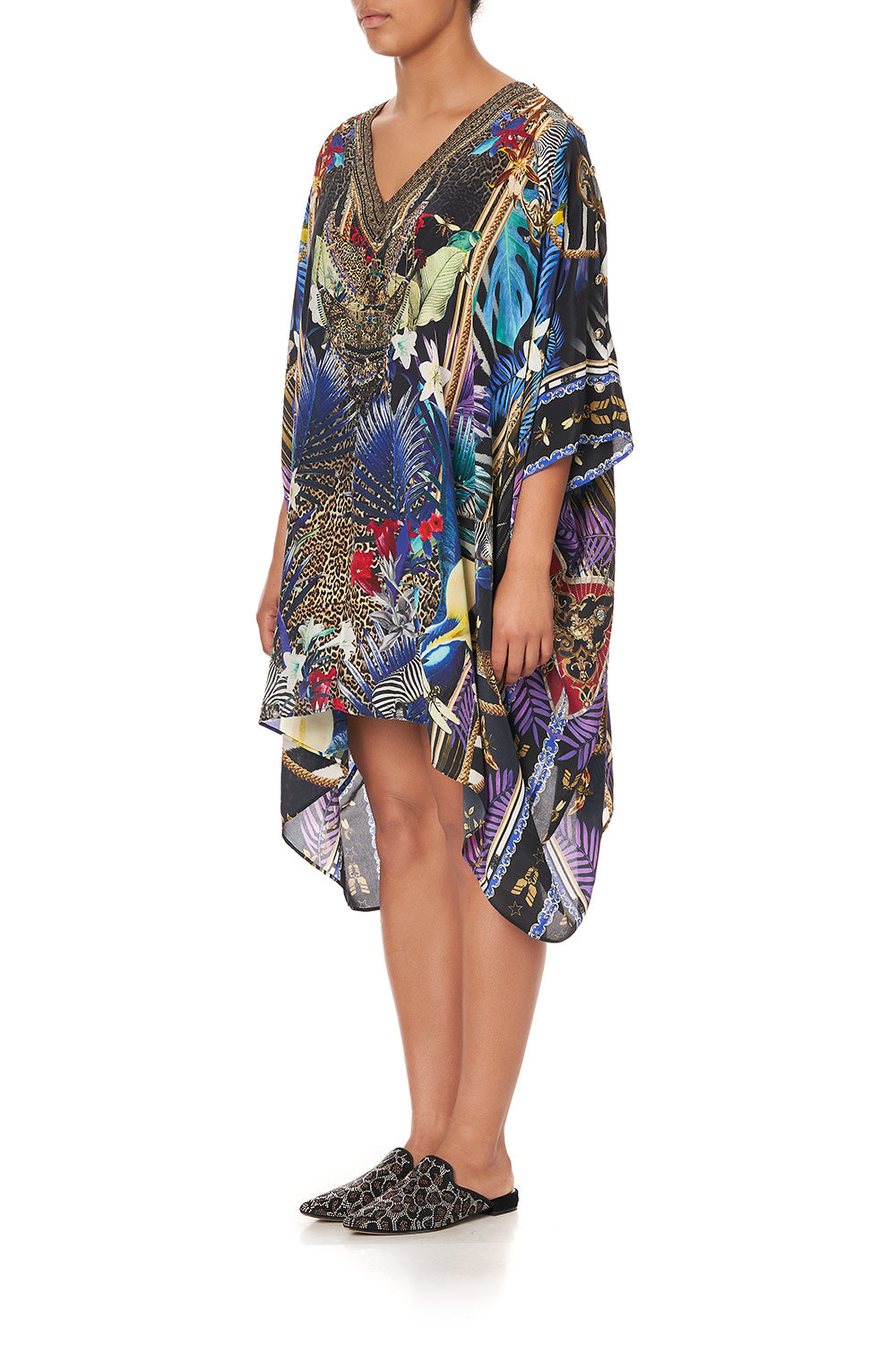 KAFTAN WITH BUTTON UP SLEEVES RAINBOW ROOM