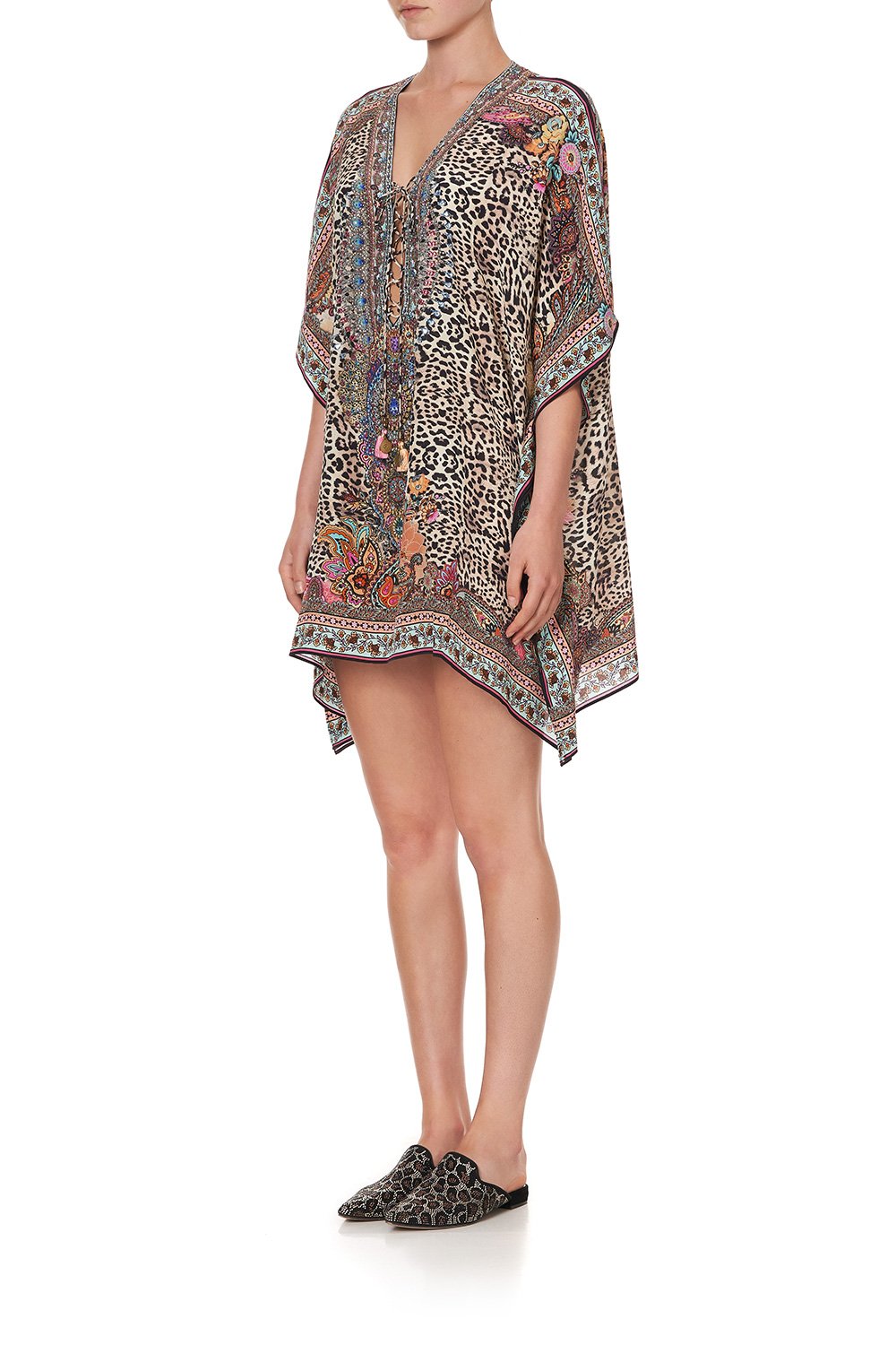 SHORT LACE UP KAFTAN WILD CHILD