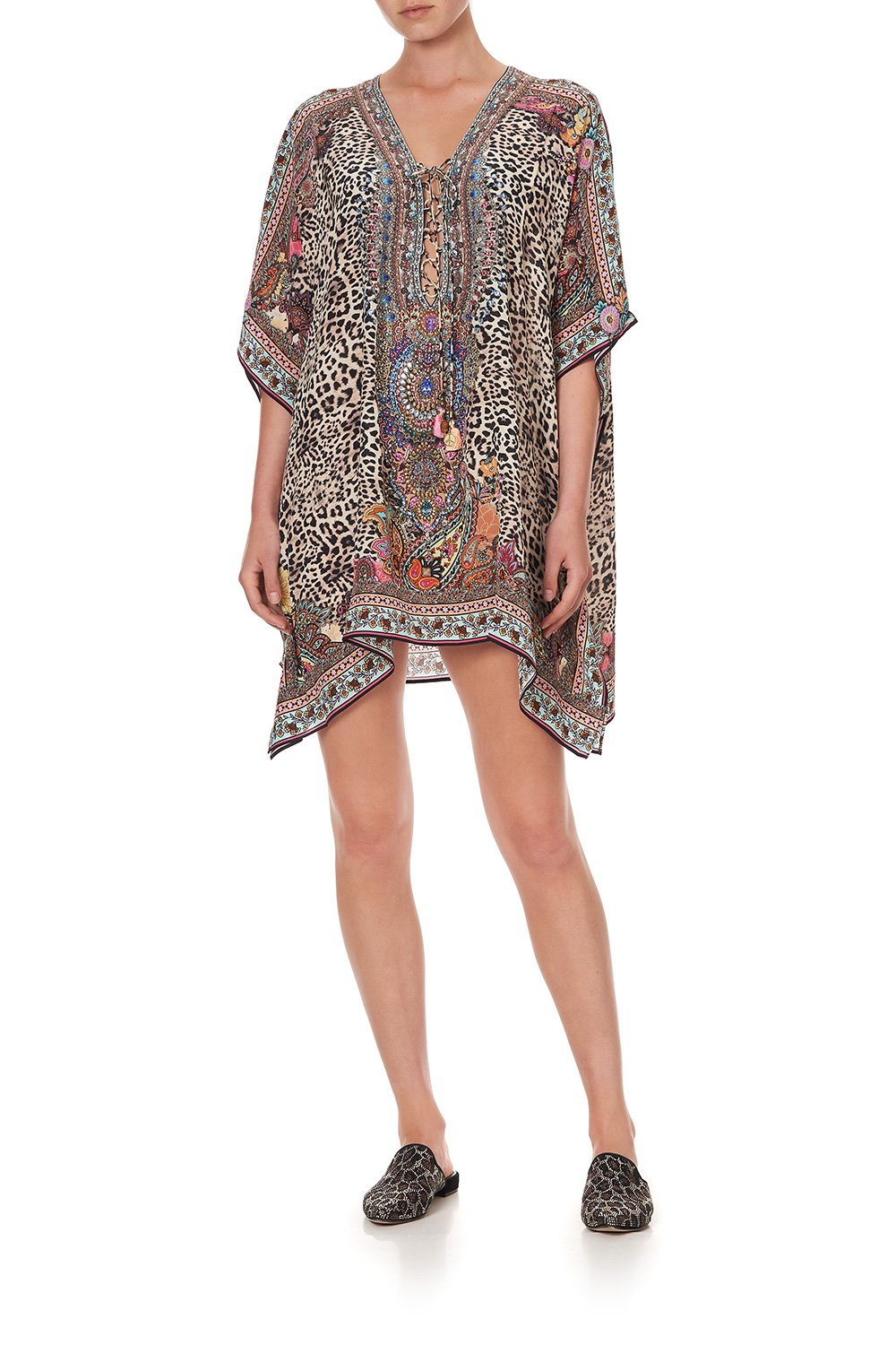 SHORT LACE UP KAFTAN WILD CHILD