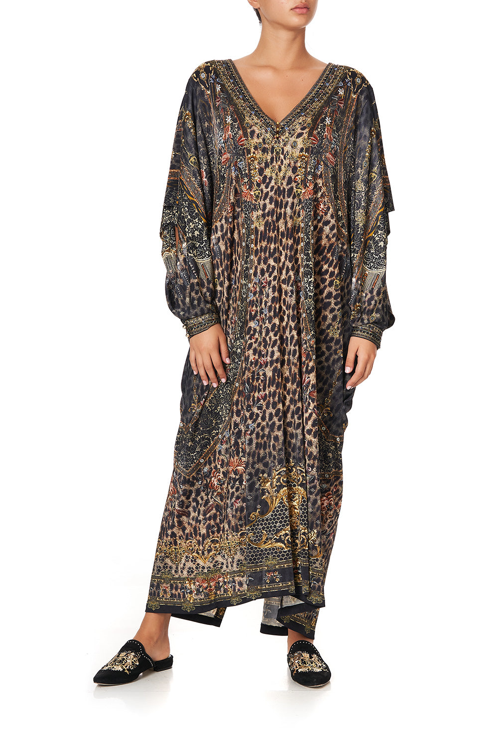 WATERFALL SLEEVE DRESS ABINGDON PALACE