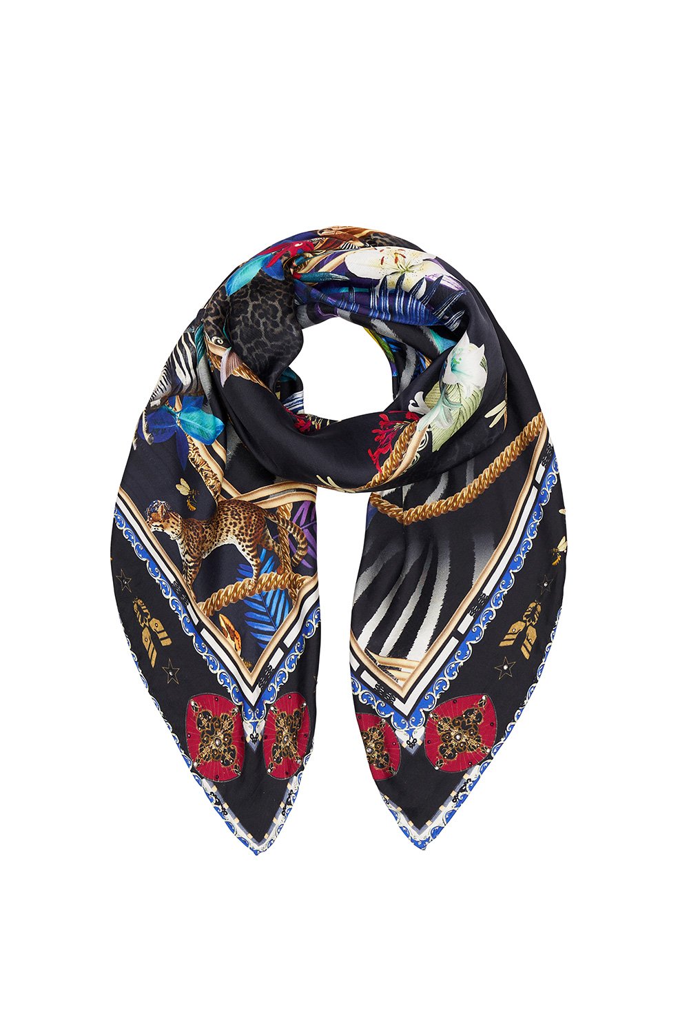 LARGE SQUARE SCARF RAINBOW ROOM