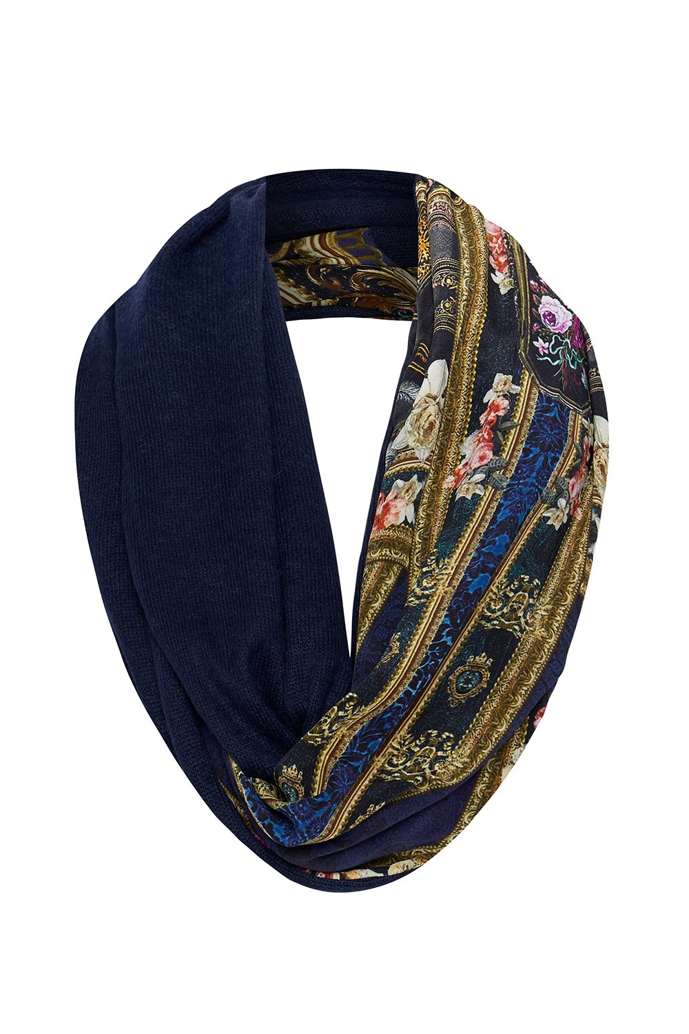 DOUBLE SIDED SCARF FIELDS OF TREASURE