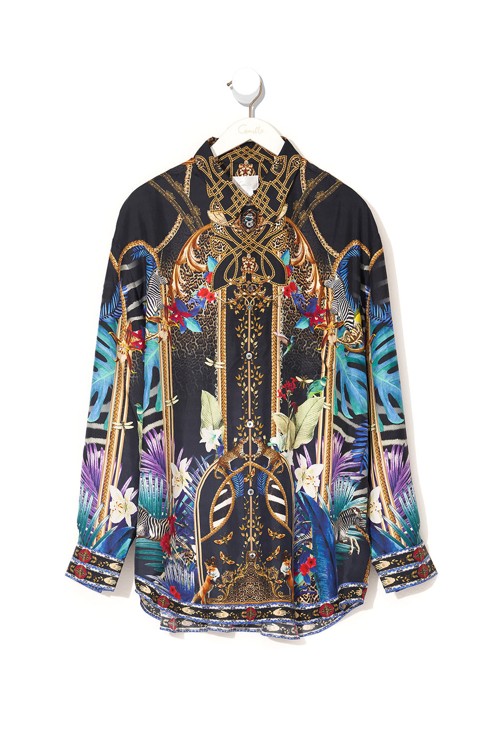 MENS OVERSIZED SHIRT RAINBOW ROOM
