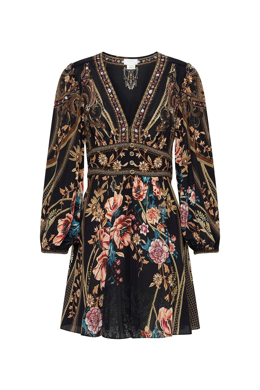 CURVED WAISTBAND SHORT DRESS BELLE OF THE BAROQUE