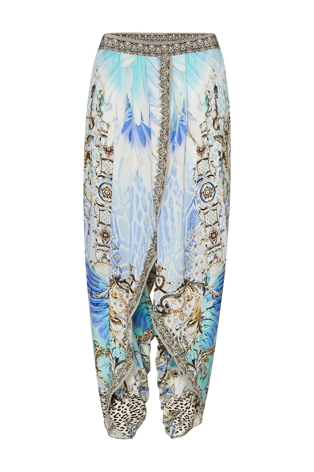 GATHERED WRAP FRONT TROUSER GATSBYS GIRL