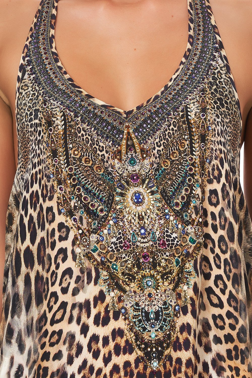 V NECK RACERBACK DRESS CALL OF THE CATHEDRAL