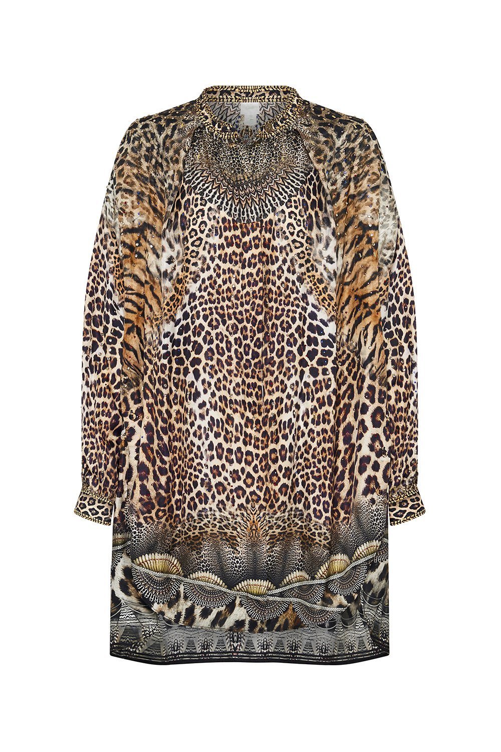 BLOUSON SLEEVE SHIRT DRESS CALL OF THE CATHEDRAL