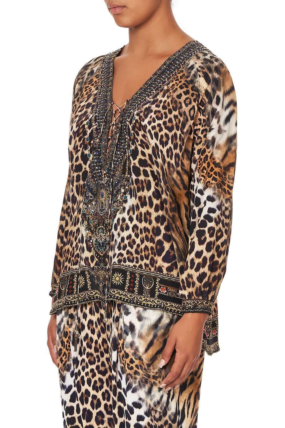 LACE UP BLOUSE CALL OF THE CATHEDRAL