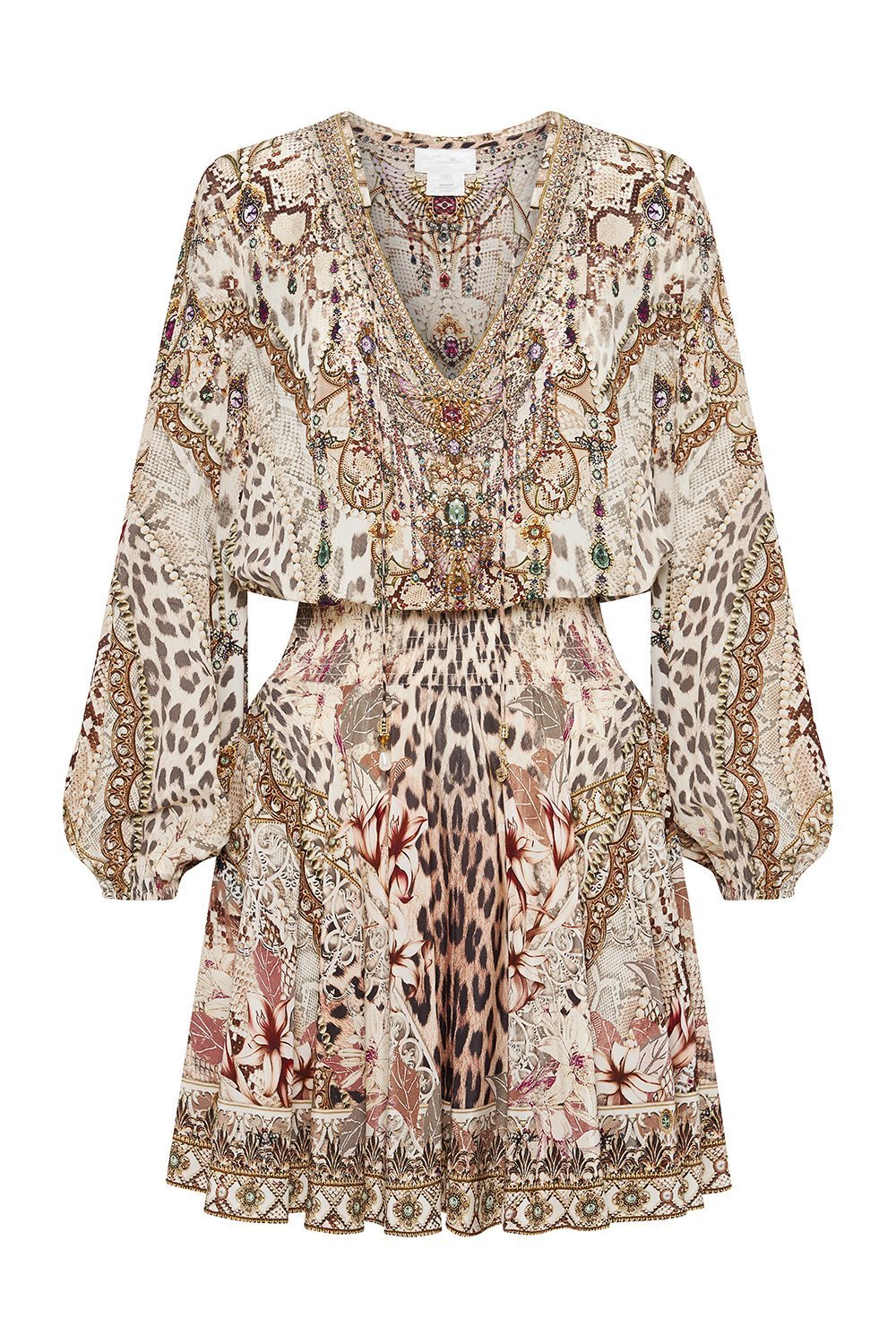 SHIRRED RELAXED SHORT DRESS ALL IS NOUVEAU