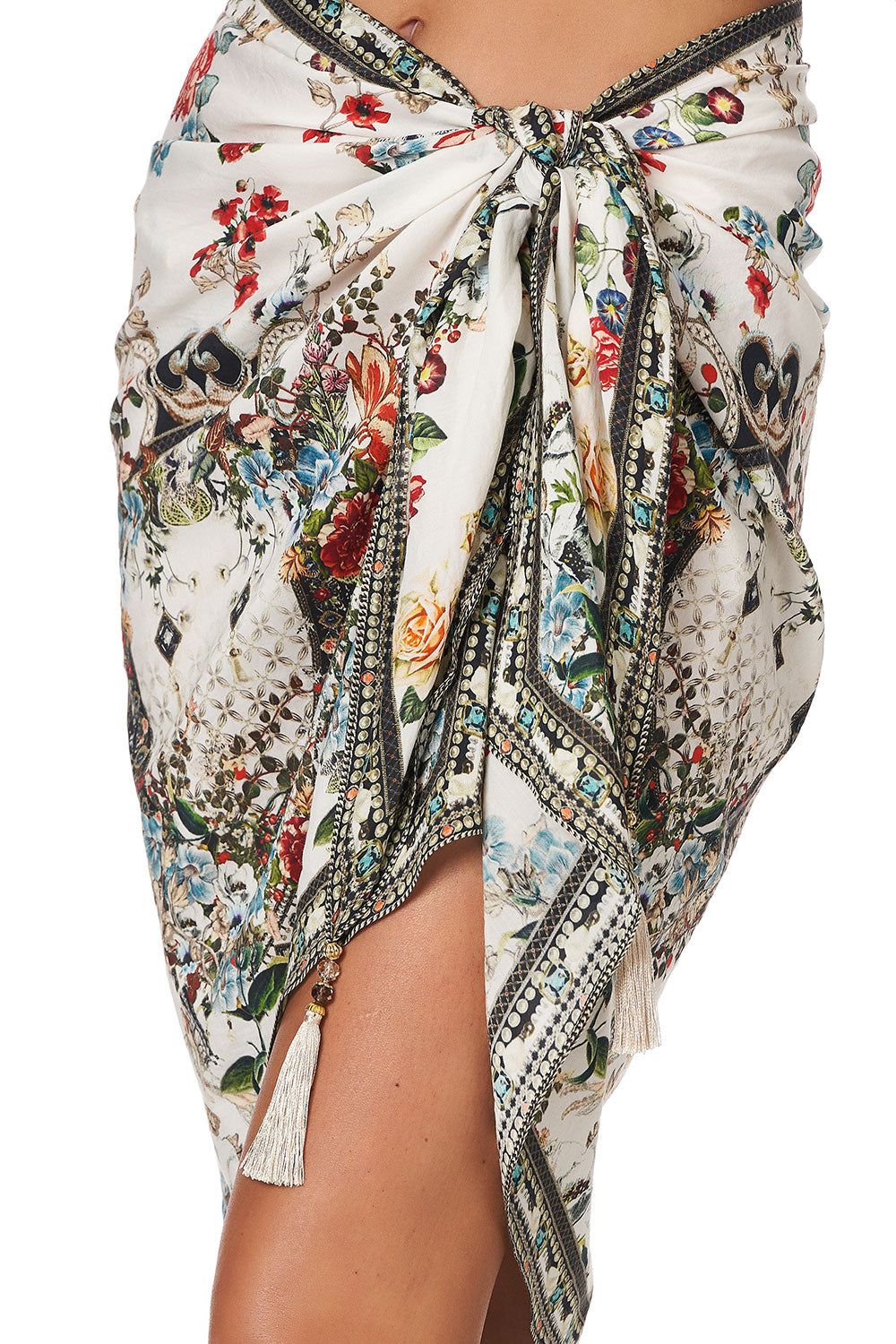 SHORT TASSEL SARONG SHAKESPEARES GARDEN