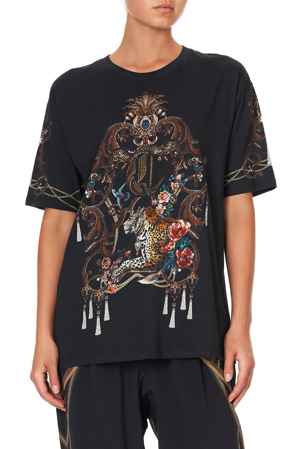 OVERSIZE BAND TEE BELLE OF THE BAROQUE