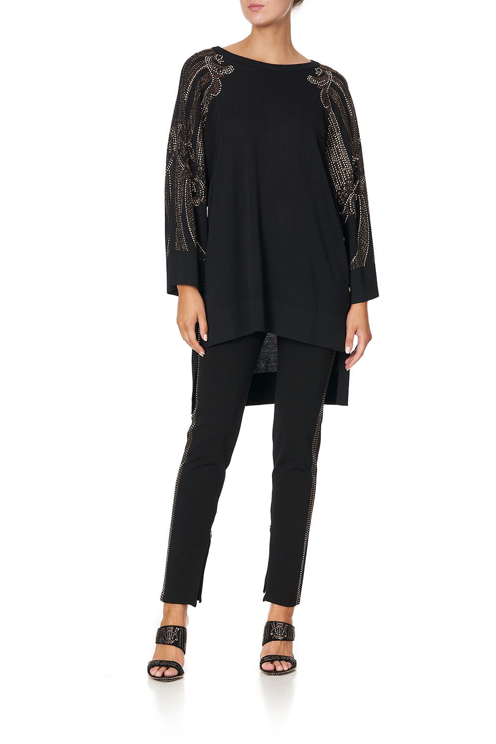 SIDE SPLIT KNIT BELLE OF THE BAROQUE