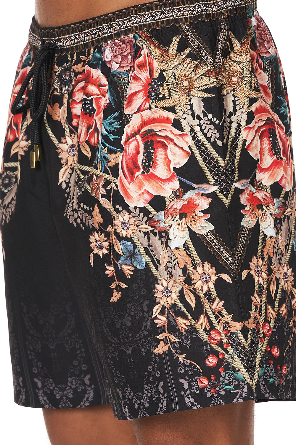 ELASTIC WAIST BOARDSHORT BELLE OF THE BAROQUE