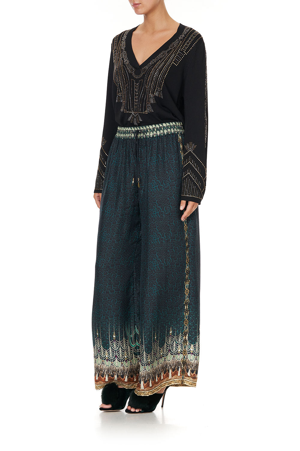 V NECK KNIT TUNIC FITZGERALDS FLAPPER