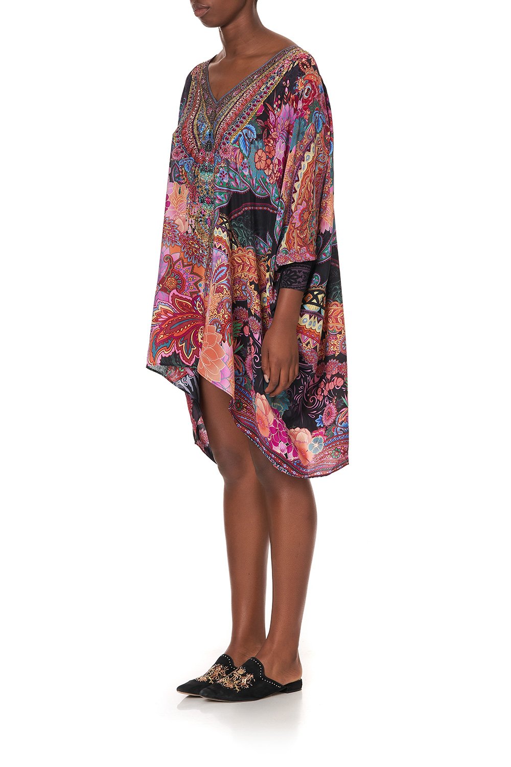 SHORT KAFTAN WITH CUFF SWINGING SIXTIES
