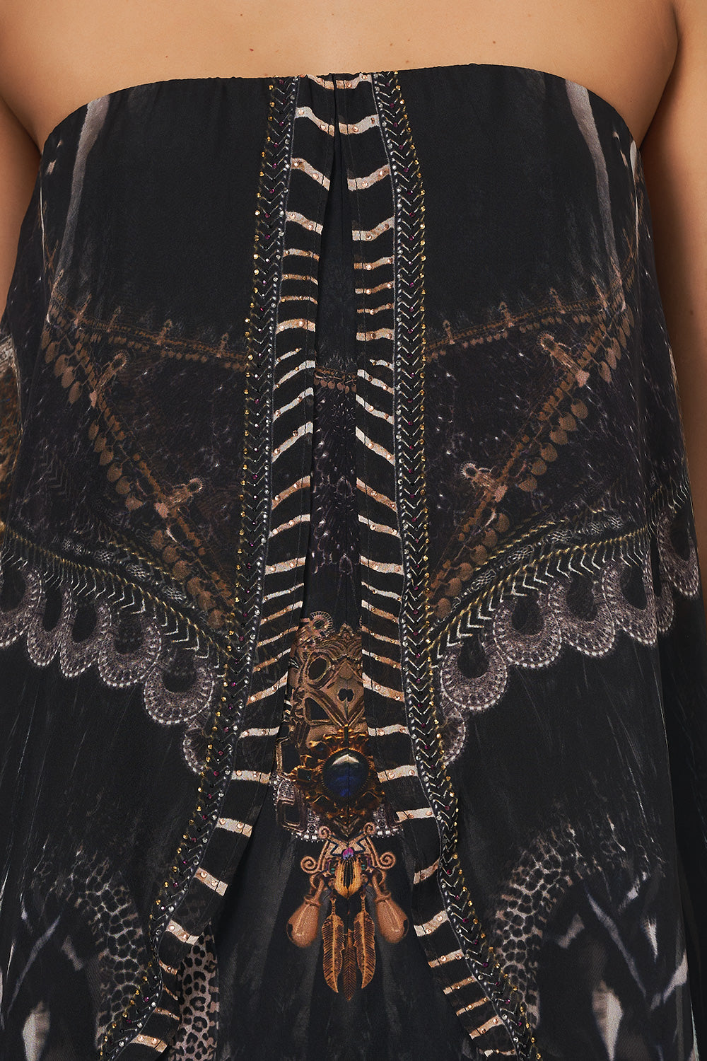 STRAPLESS OVERLAY JUMPSUIT QUECHUA KING