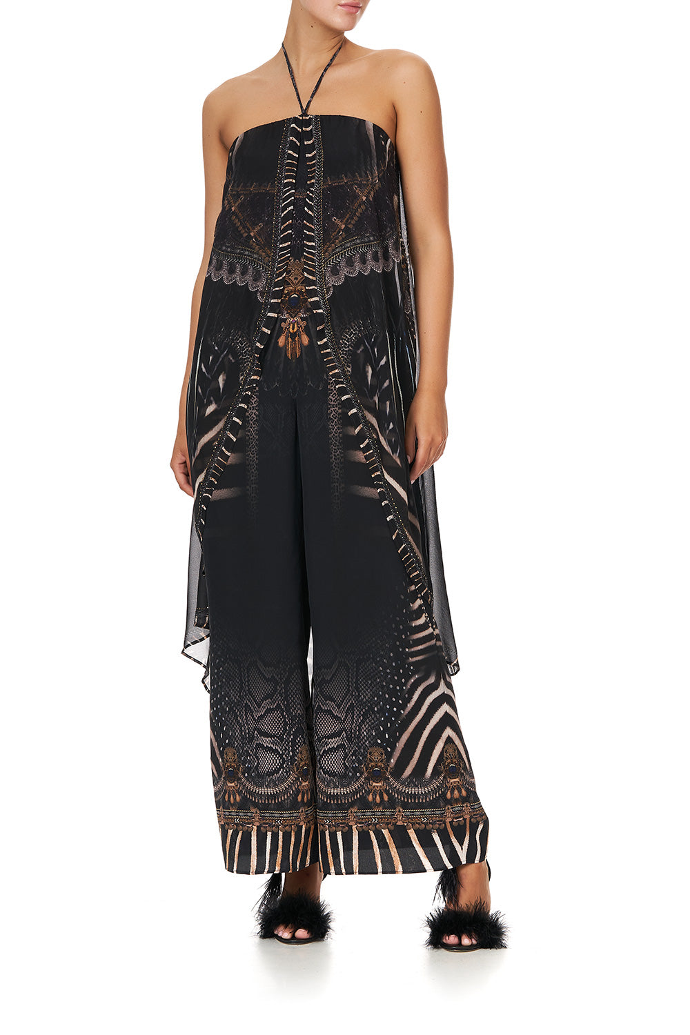 STRAPLESS OVERLAY JUMPSUIT QUECHUA KING