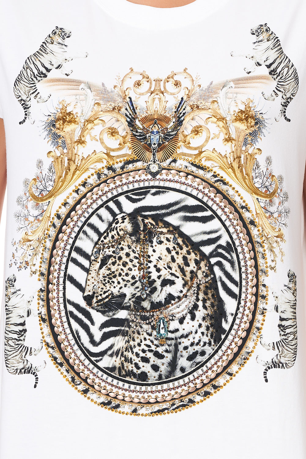 SLIM FIT ROUND NECK T-SHIRT GATES OF GLORY